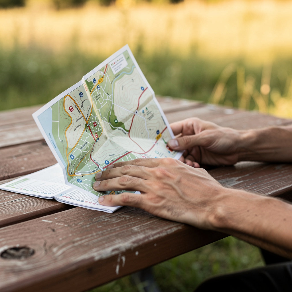 Hiking trails at Moser Meadow at Elings Park in Santa Barbara, showcasing scenic paths through the natural meadow system